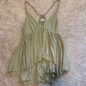 Urban Outfitters Sage Green Layered Camisole